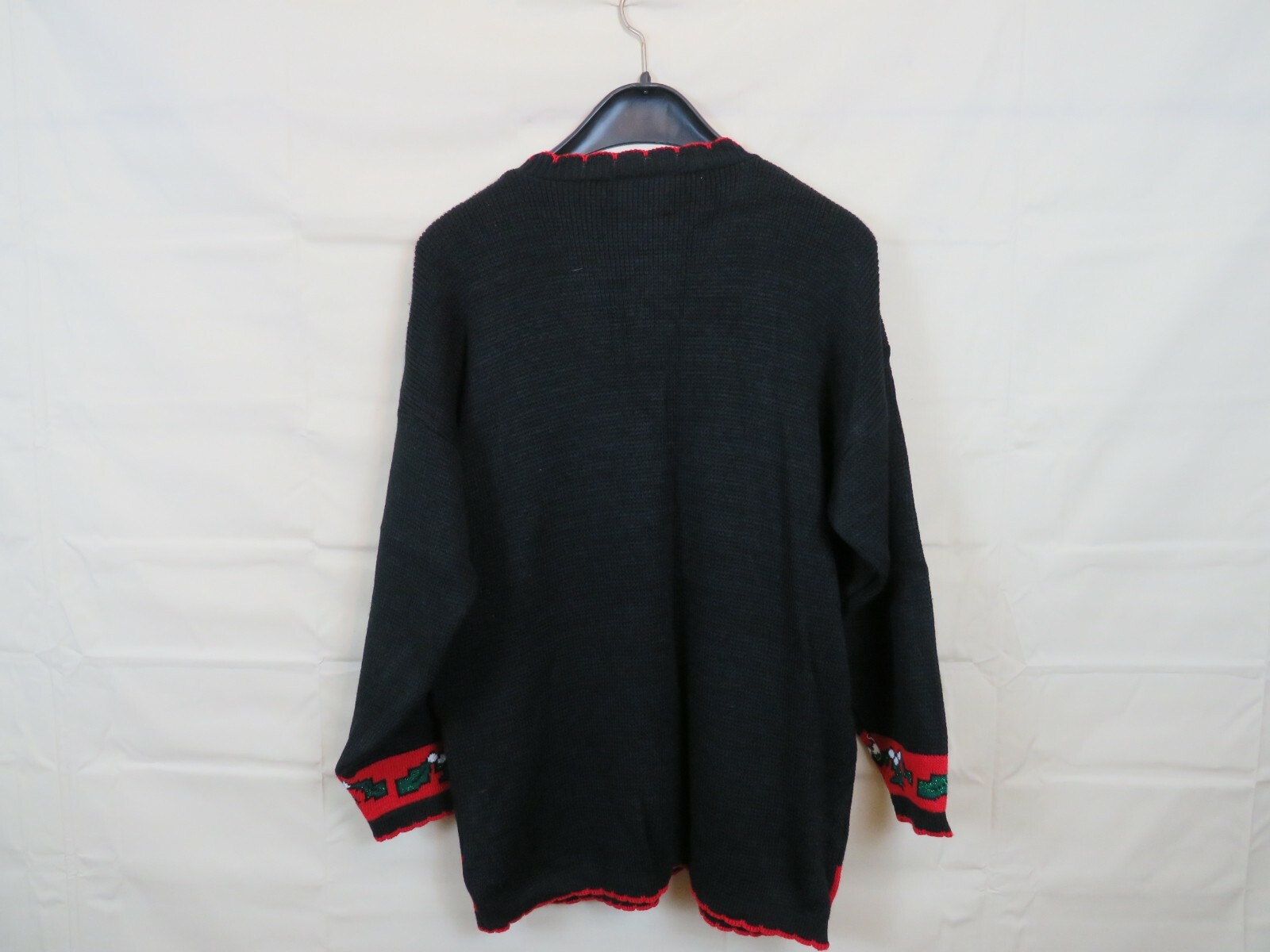 Vintage Holiday Time Ugly Christmas Sweater Teddy angels Size Medium M