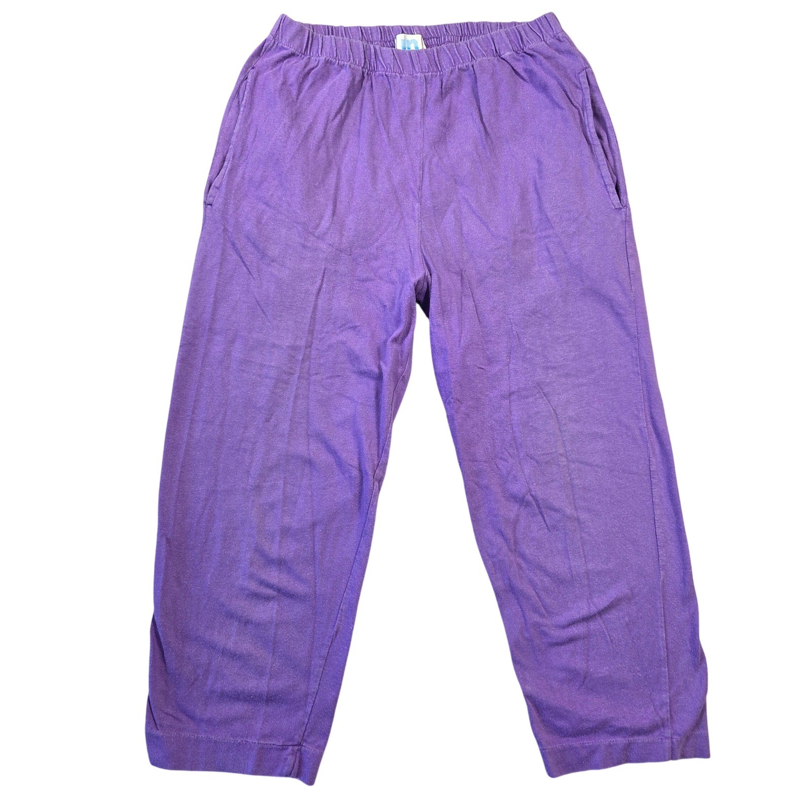 In Pulse Vintage 90s Purple Workout Sweatpants Womens S Athleisure Gym Retro