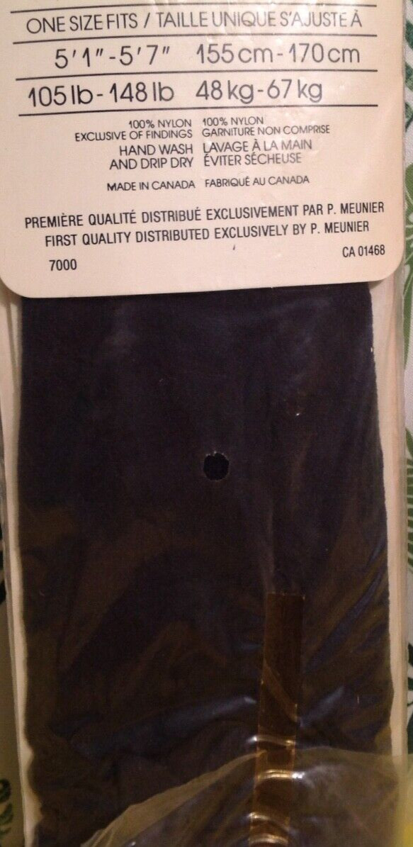 Vintage Pantyhose Sexy lover Girl very rare Night shade one size B004B