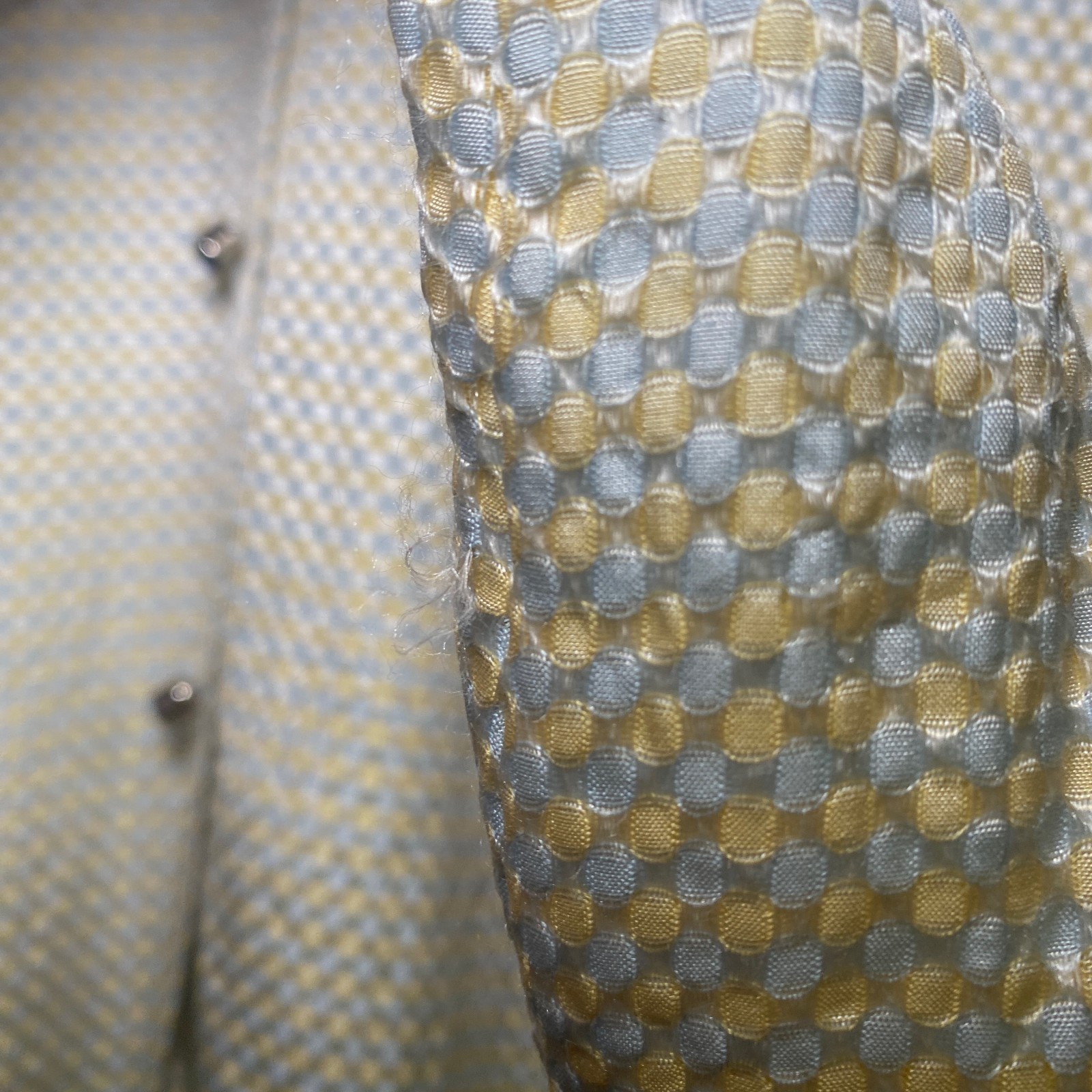 1980s Geoffrey Beene x Neiman Marcus silk cloque Shirt Dress Long Sleeve 12 S/M