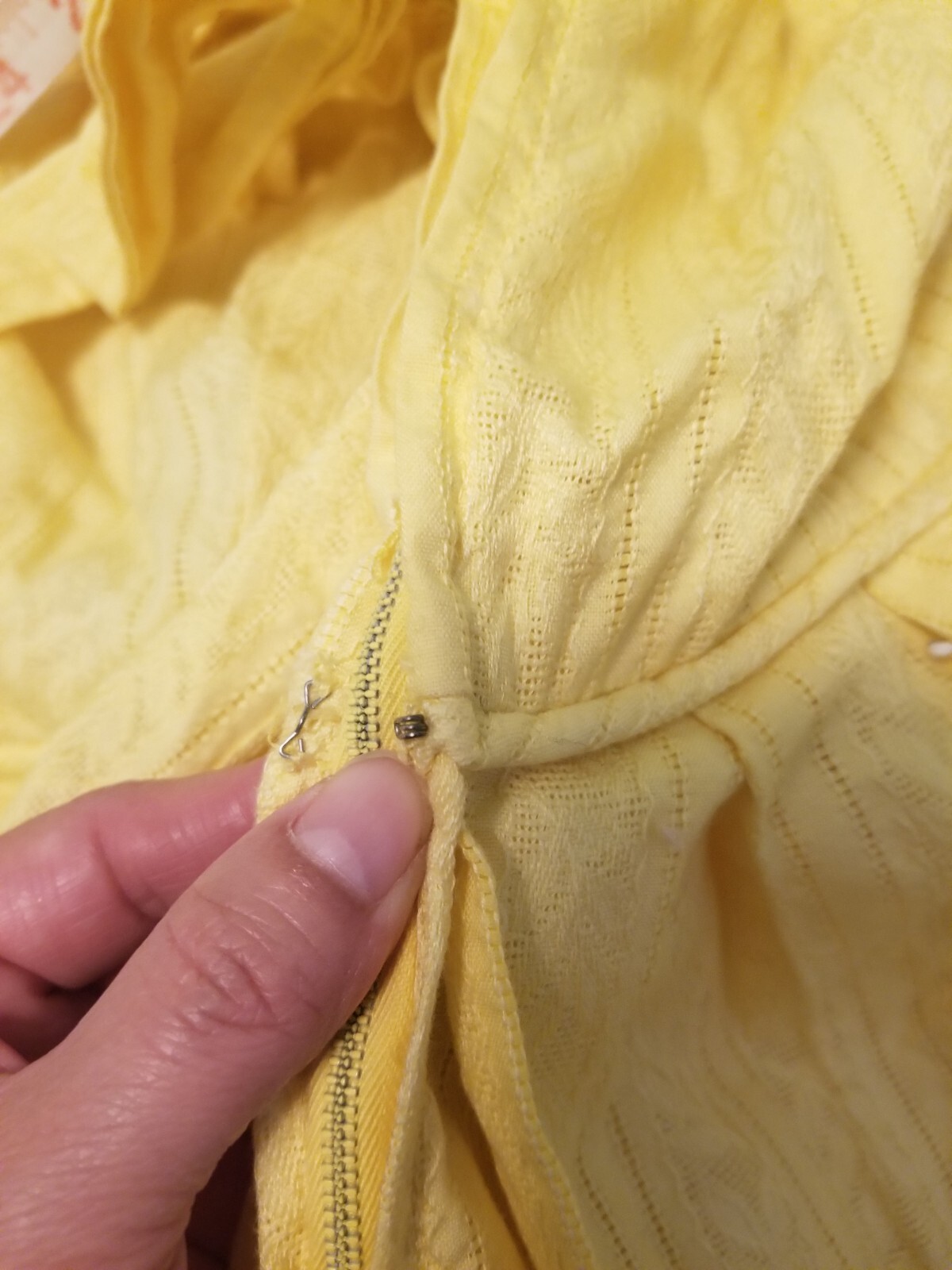 Vintage Made Especial By Lora Yellow Maxi Dress S