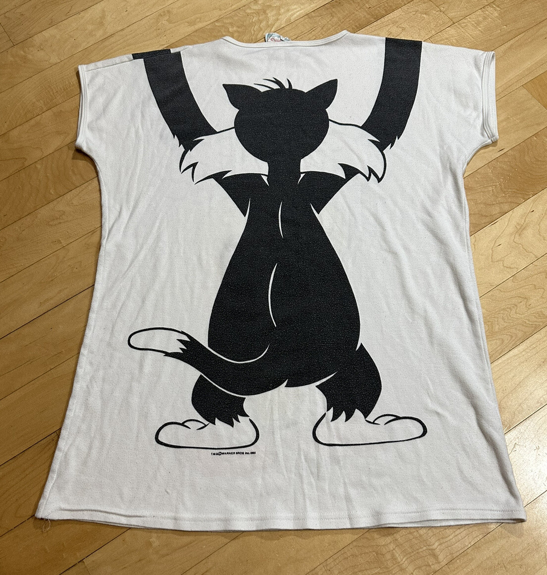 VTG 90’s Looney Tunes Tweety Bird Double Sided Womens T Shirt Size OSFA