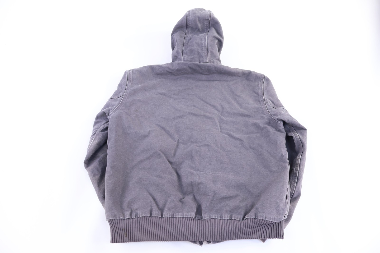 Carhartt Logo Patch Grey Full Zip Jacket