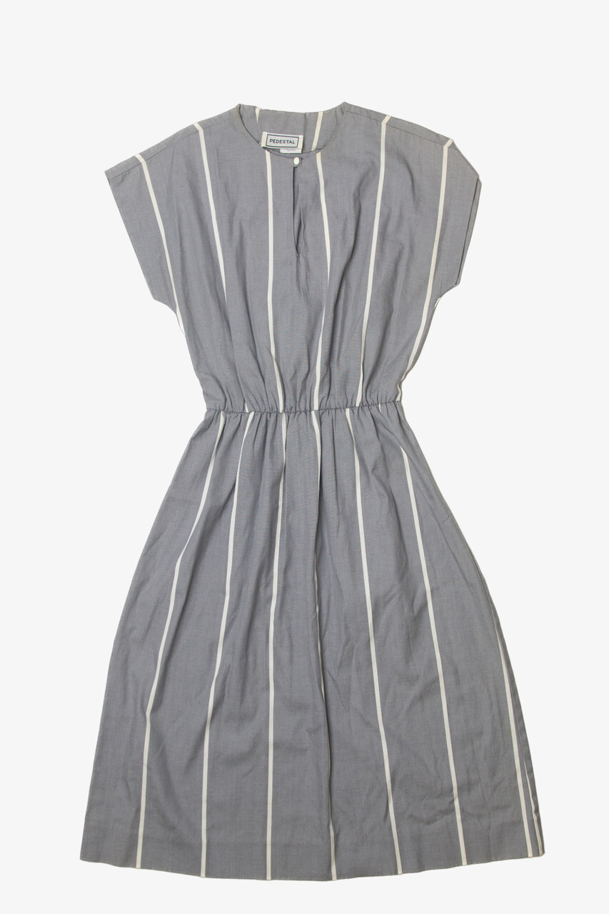 Vintage Striped Pedestal Dress