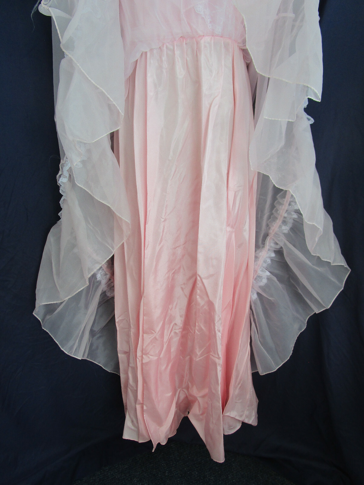 Vtg PINK Cottagecore Fancy Frocks Phyllis Gerrans Southern Belle Prom Dress 7