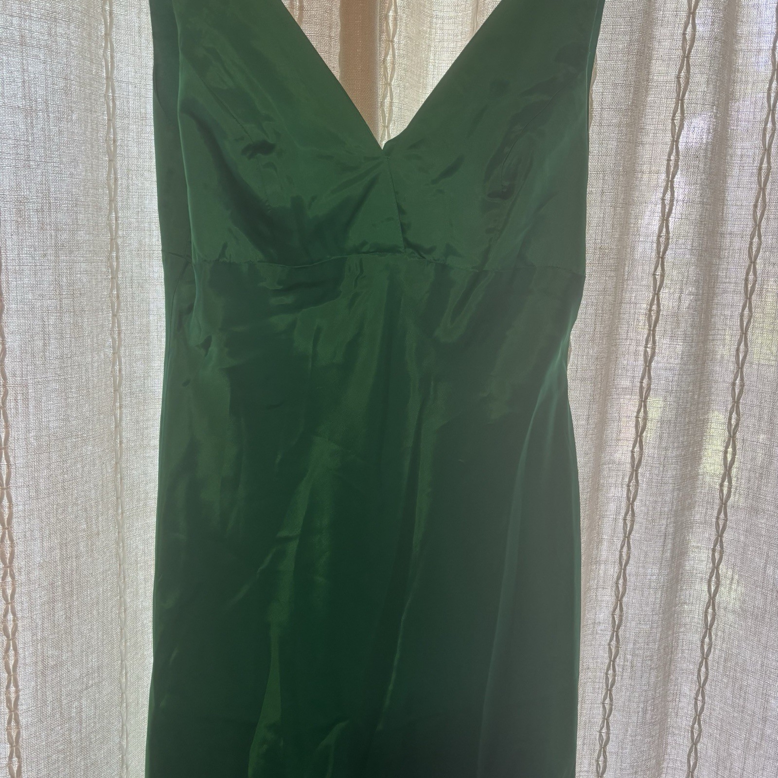Cachet, Vintage , Green Dress , Silk, Refer To Pics For Inf And Measurements.