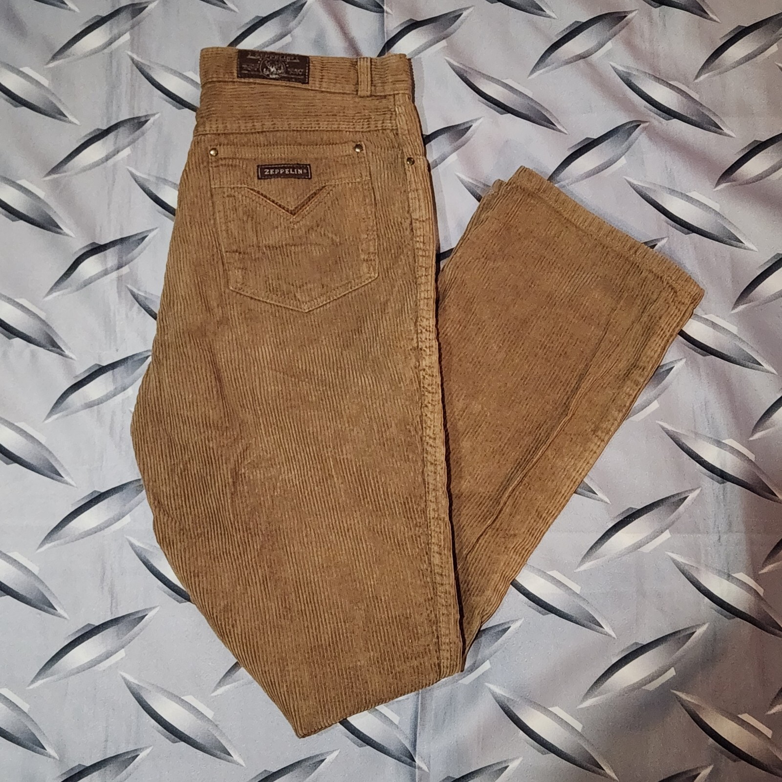 VTG 1970s Zeppelin Straight Leg Corduroy Pants Fits 32×33