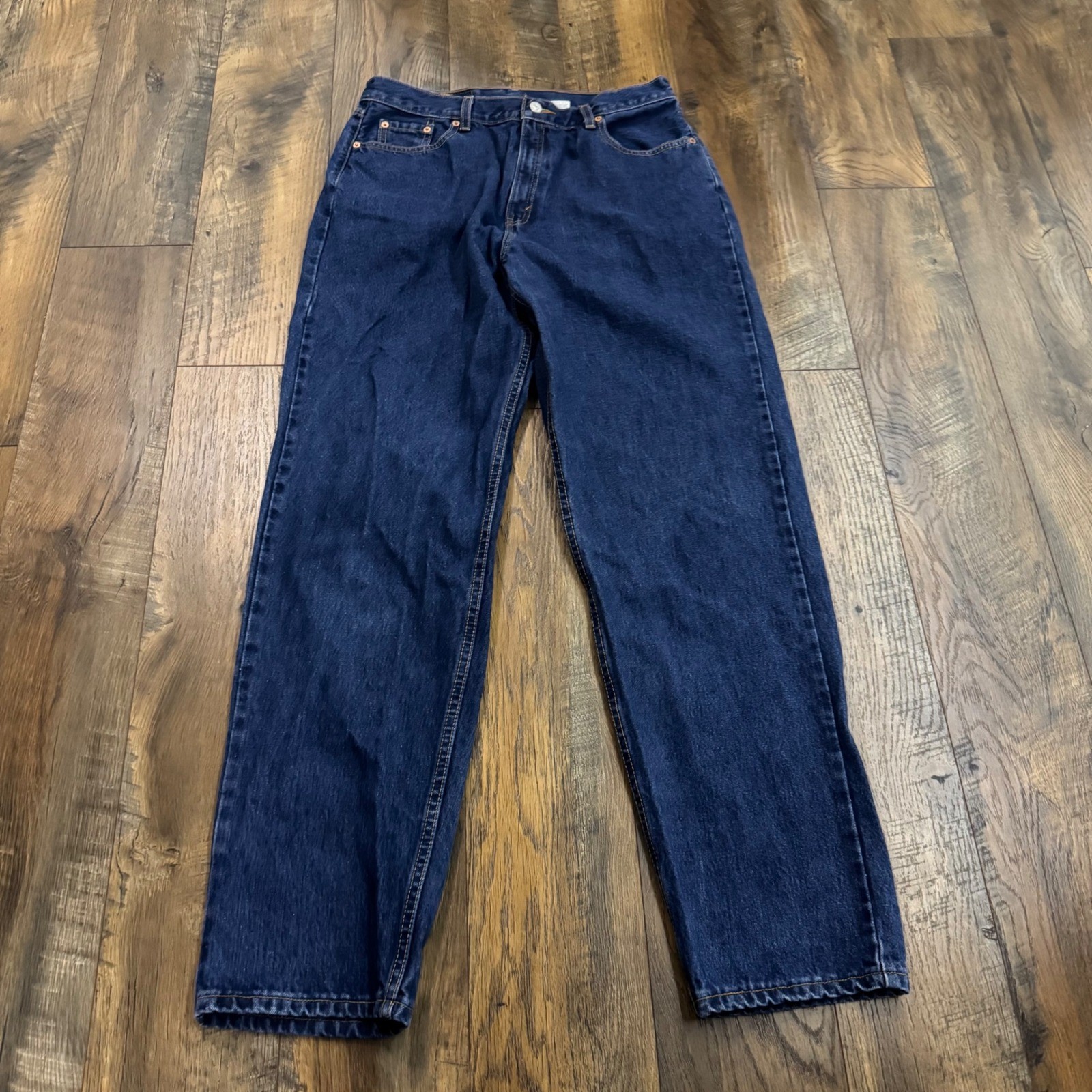 Vintage Levis 560 Loose Fit Straight Leg Jeans Dark Wash Womens 14 Cotton Y2K