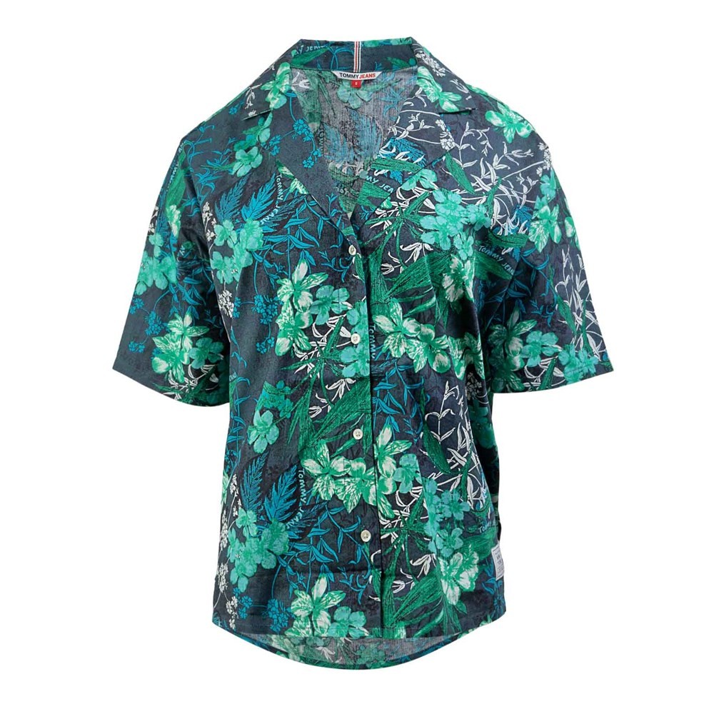 Shirts Universal women Tommy Hilfiger DW0DW128970H7 Green-Blue