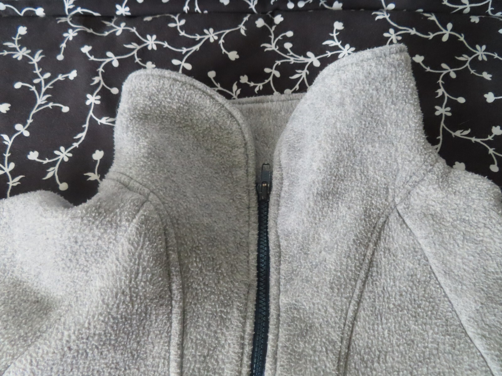 vintage 70s womens patagonia fleece full zip jacket sz 13/14