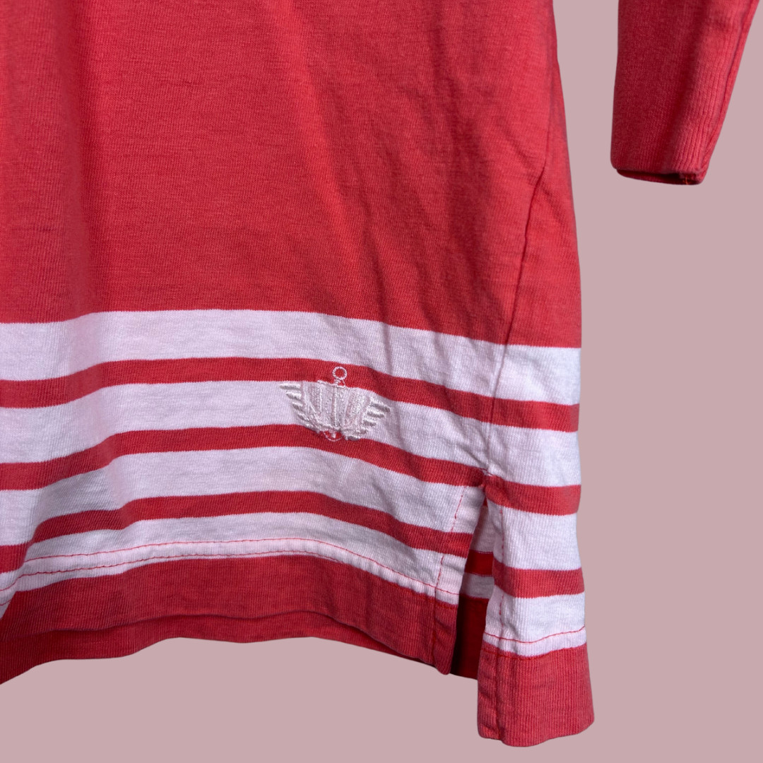 Vintage Dockers 3/4 Length Sleeve Striped Tee Shirt