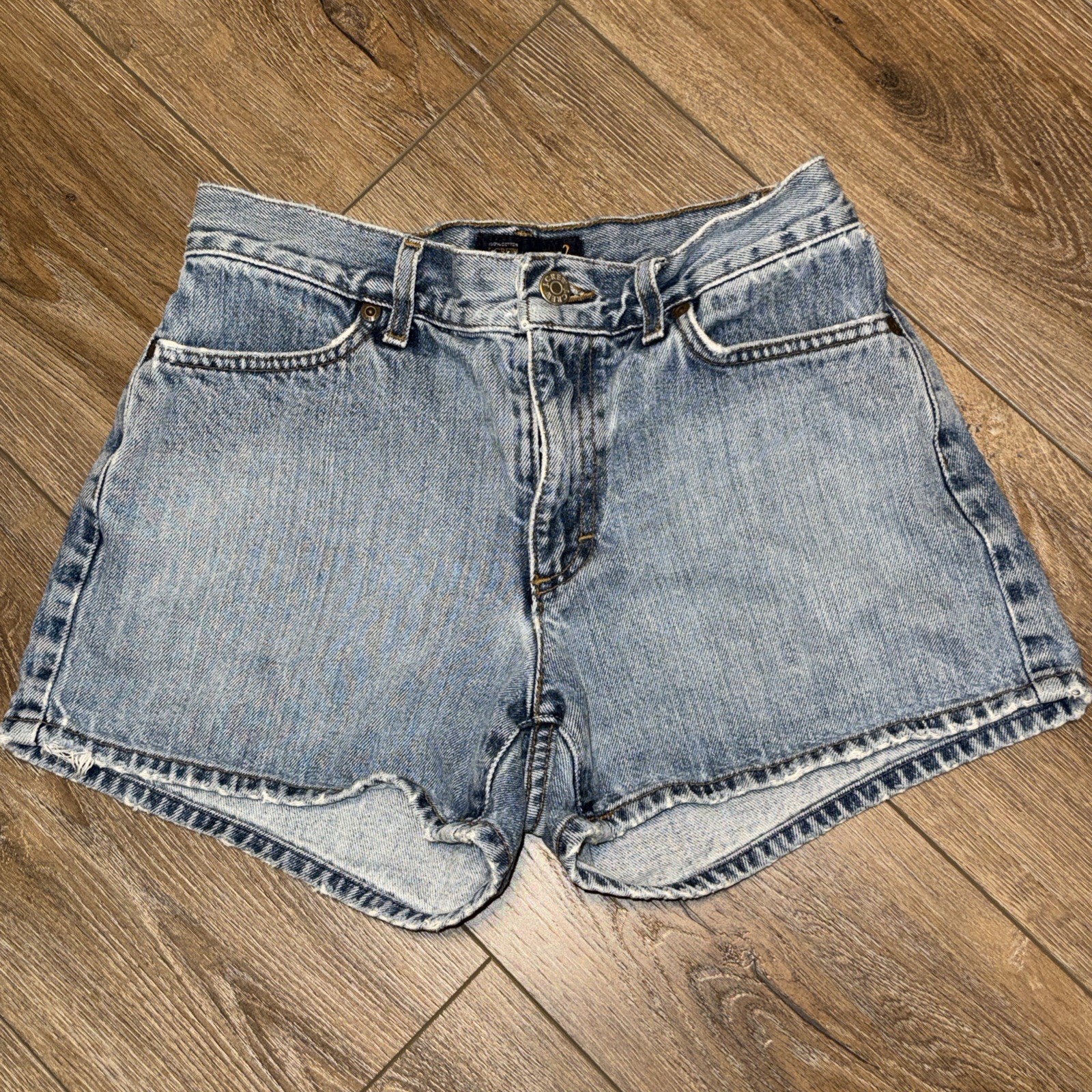 Vintage 90s/Y2K J Crew Denim Shorts 26” Made In USA