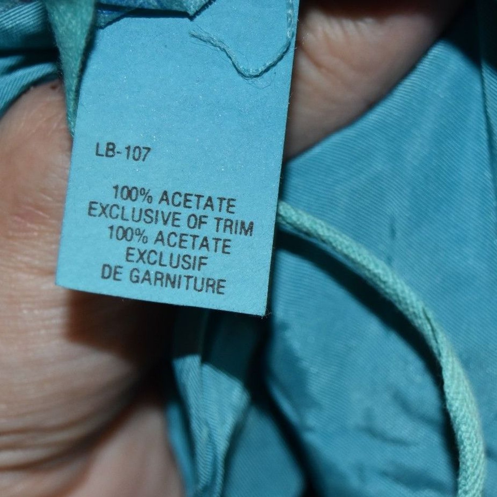 Vintage Dance-Allure Alfred Angelo Turquoise Party Dress ILGWU Made USA Small