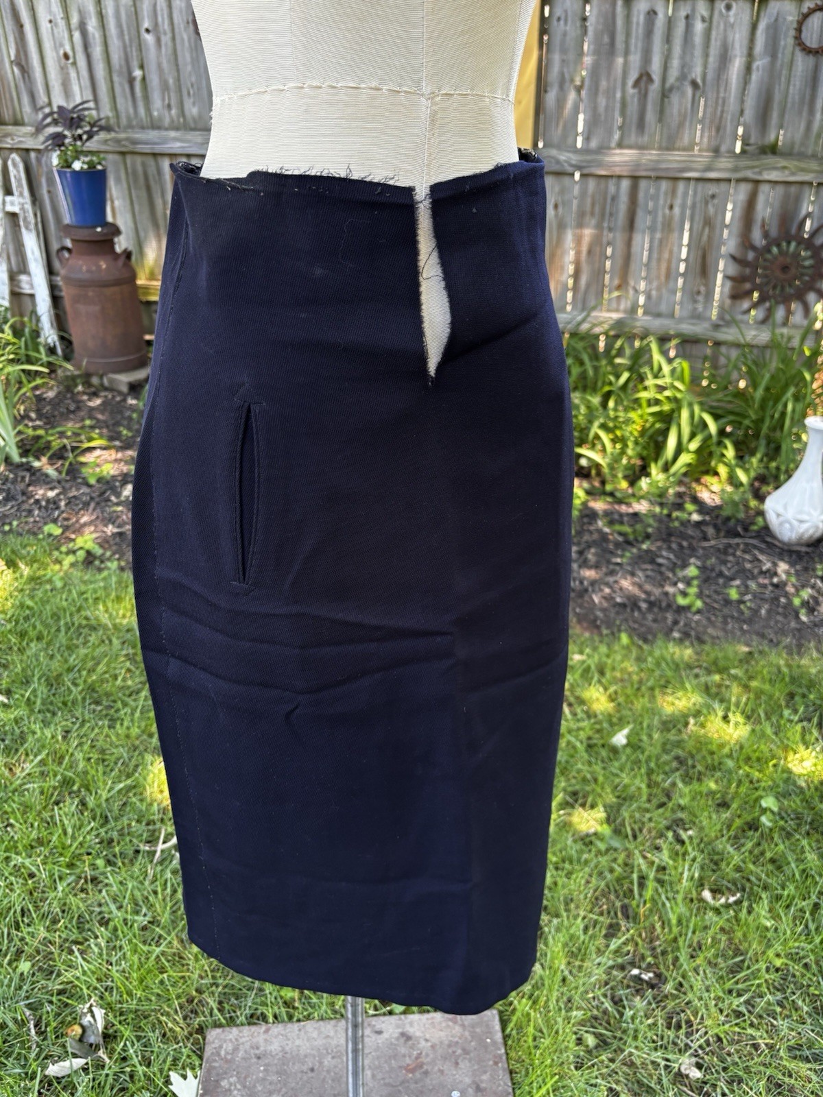 Antique Victorian Edwardian Walking Suit Jacket Skirt Set Wool 1910s