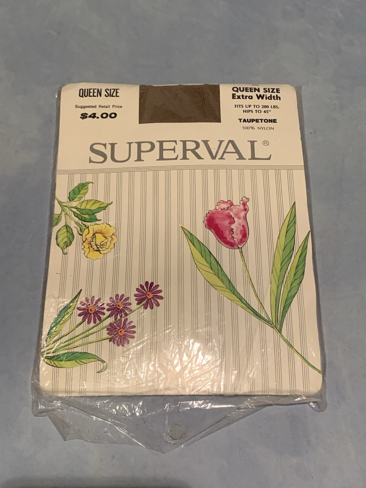 VINTAGE NEW Superval Queen Size TaupeTone