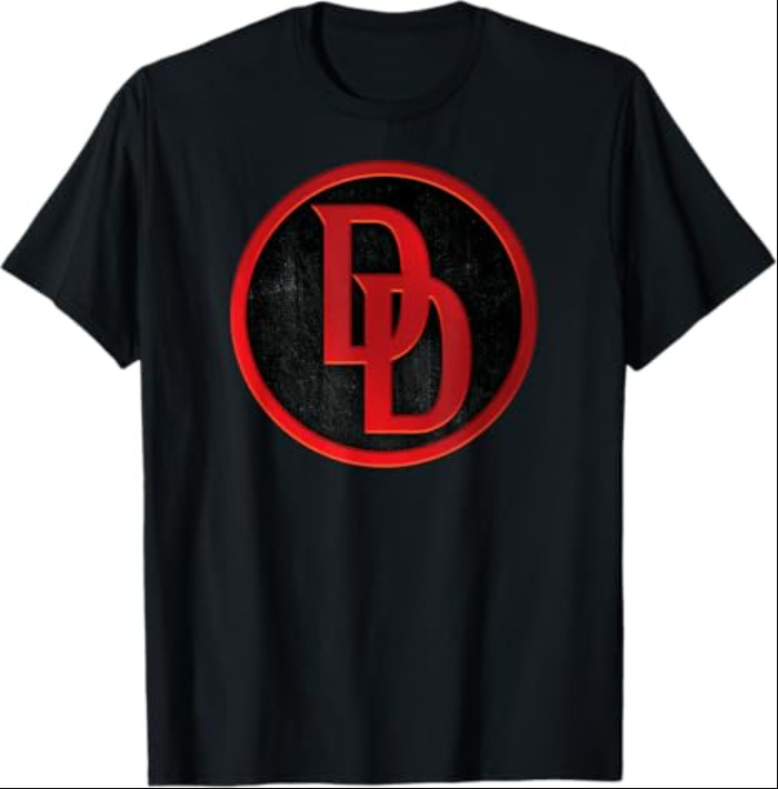 Marvel Daredevil: Born Again Super Hero Costume Icon Symbol T-Shirt