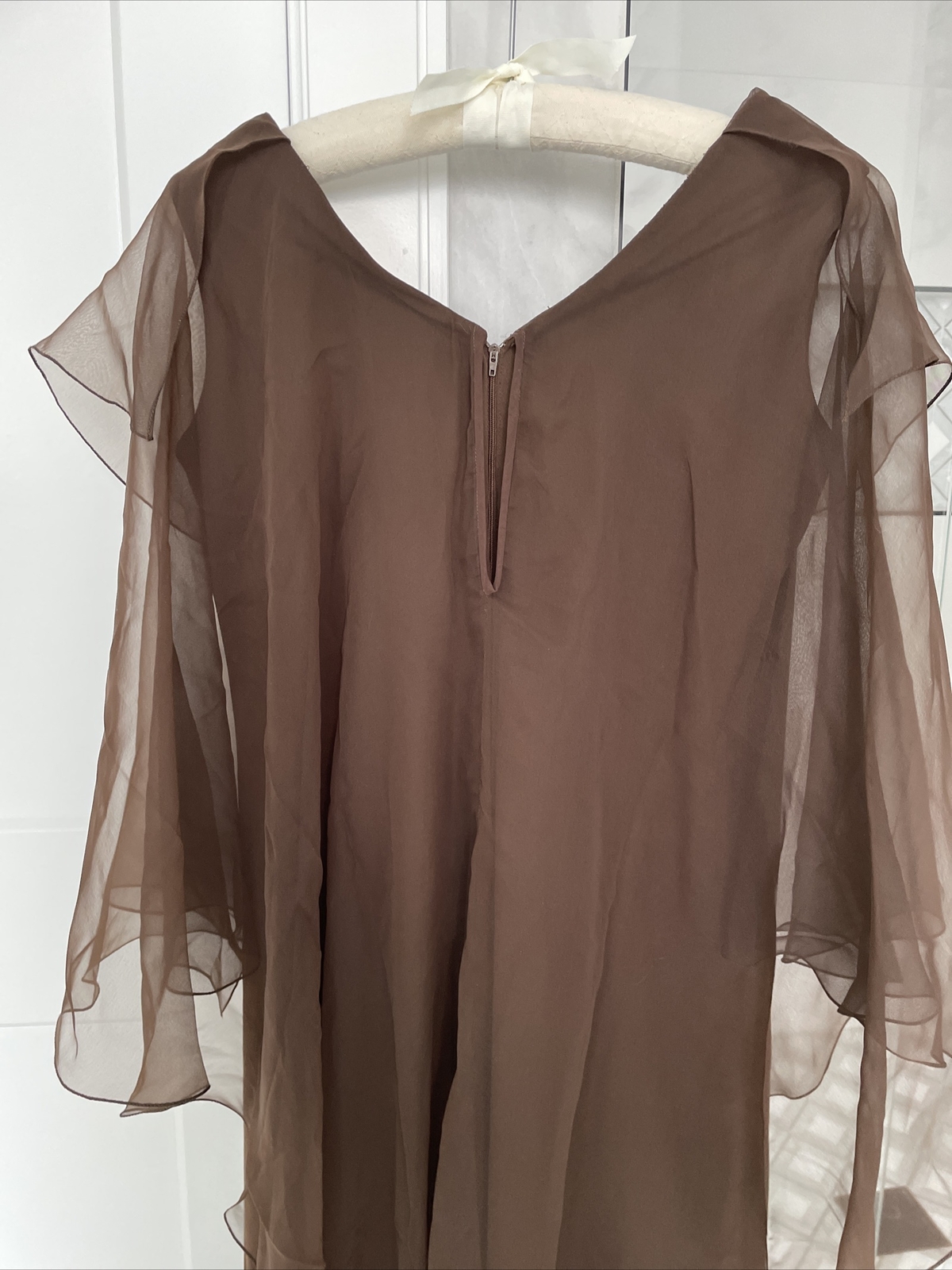VTG 1960’s Felix Arbeo For Aventura Brown Dress, Loose Fitting, Size M-L/ 10-12