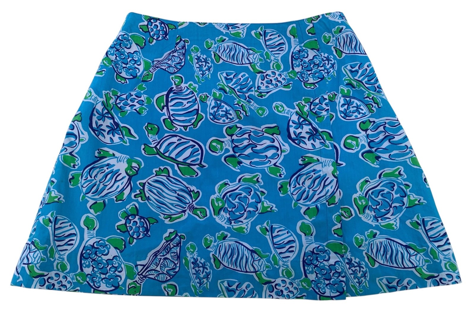 LILLY PULITZER Vintage Women’s Turtle Print A-Line Skirt – Sz 8 Bergdorf Goodman