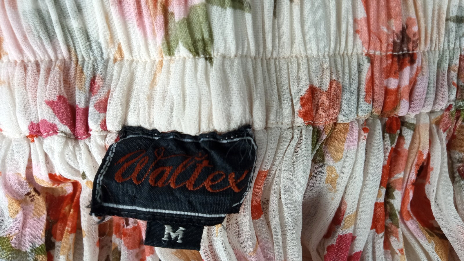 vintage 1990’s New Fast & Waltex pair Cottagecore sheer floral Women’s Skirt M