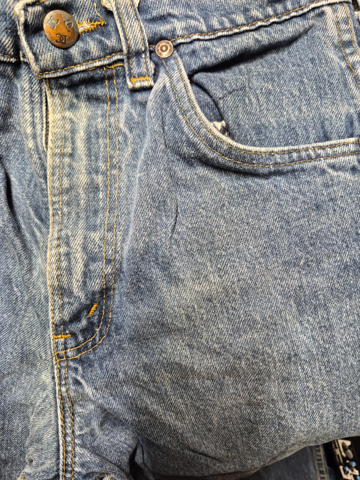 VTG 70s Dee Cee Bootcut Flare Jeans womens 6.5×31 Western Cowboy Rodeo USA