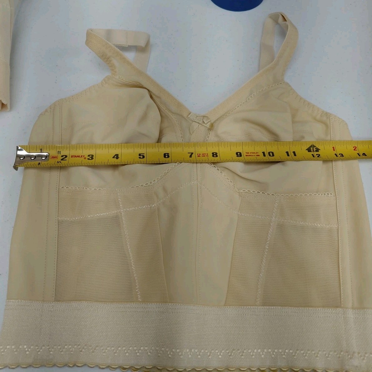 Vintage Crown-nette Longline Bra Size 36C