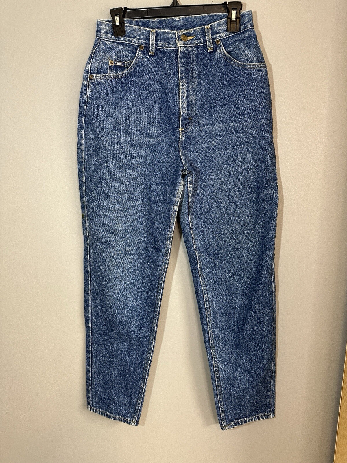 Vintage 90s Lee Jeans Women’s Size 6 High Waist Mom Tapered Denim *See Meas