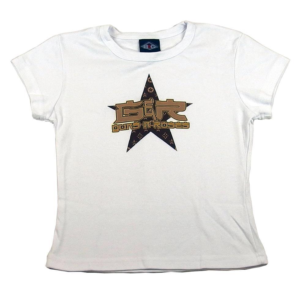Vintage Guns N Roses Women’s Star GNR Chinese Democracy BBD T-Shirt One Size