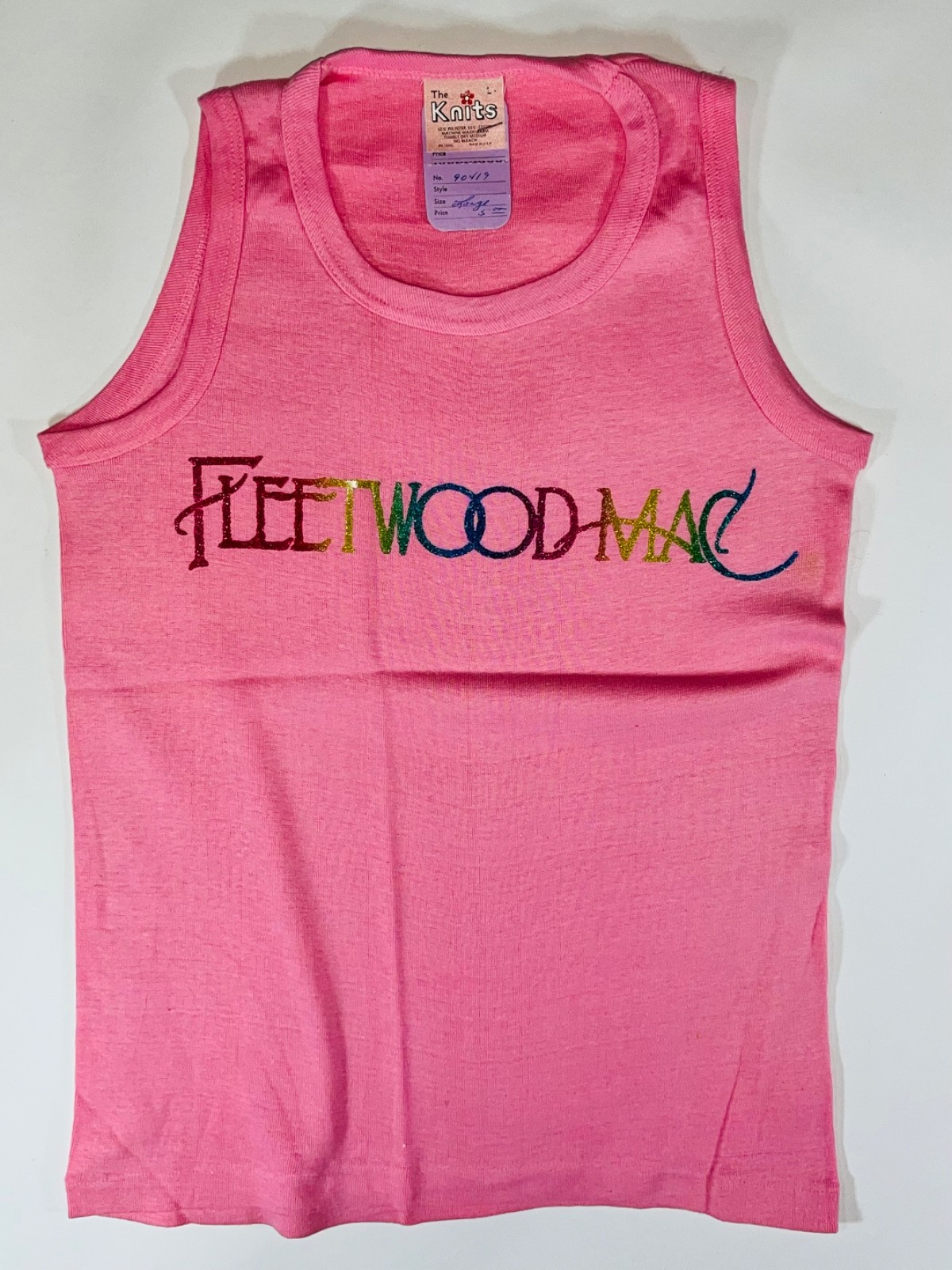 VTG 70s 80s FLEETWOOD MAC Stevie Nicks classic rock band UNUSED T-Shirt WOMENS L