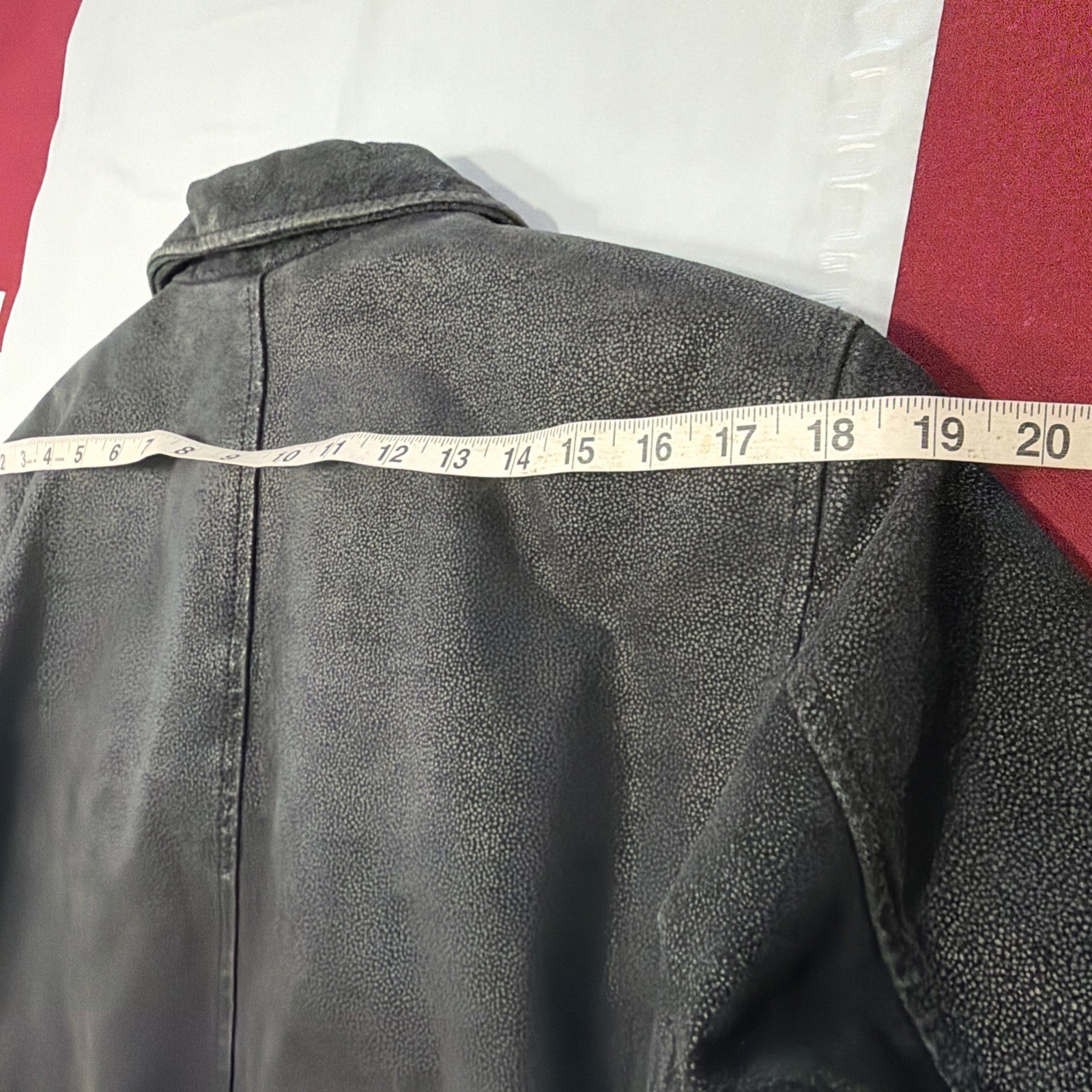 90s Kathy Ireland Black SUEDE Leather Zip Up Moto Biker Jacket Pockets Women’s L
