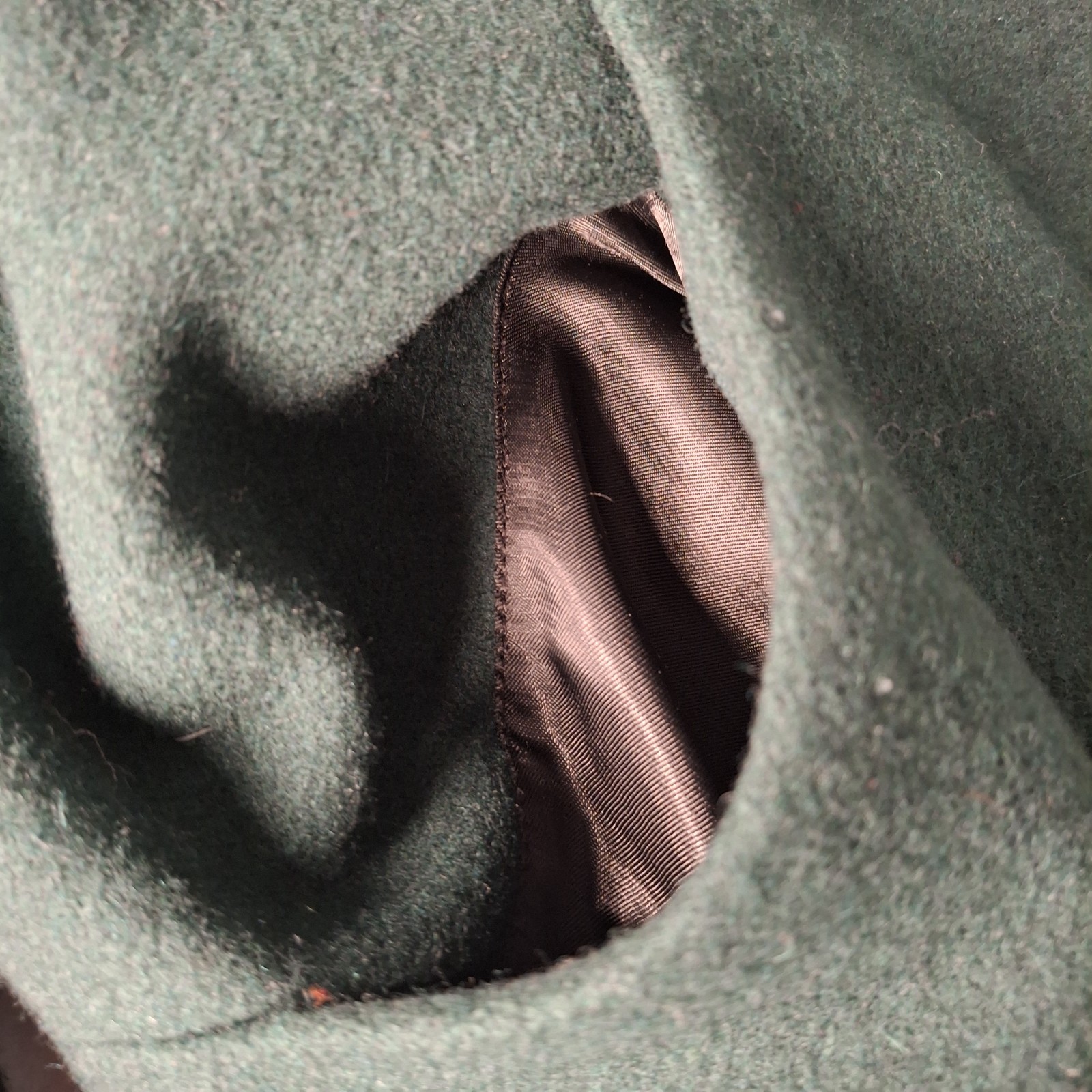 VTG Set Karizma East Wool Maxi Coat & Scarf/Gloves Made Russia Hunter Green 10 M