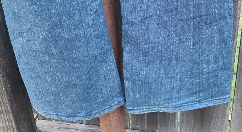 Gene Culture Mid Rise Bling Boot Cut Dark Wash Women’s Jeans Size 8 VTG 32 X 32