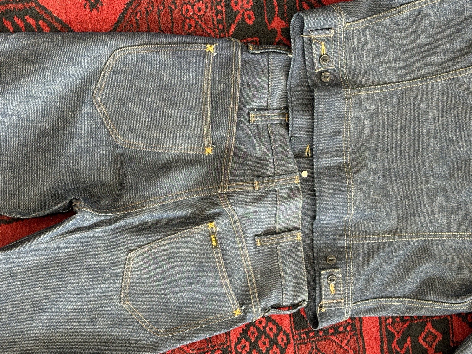 Lee Sanforized PATD-153438 Vintage 70s Raw Denim Suit :Janke & Pants M.USA Size:M