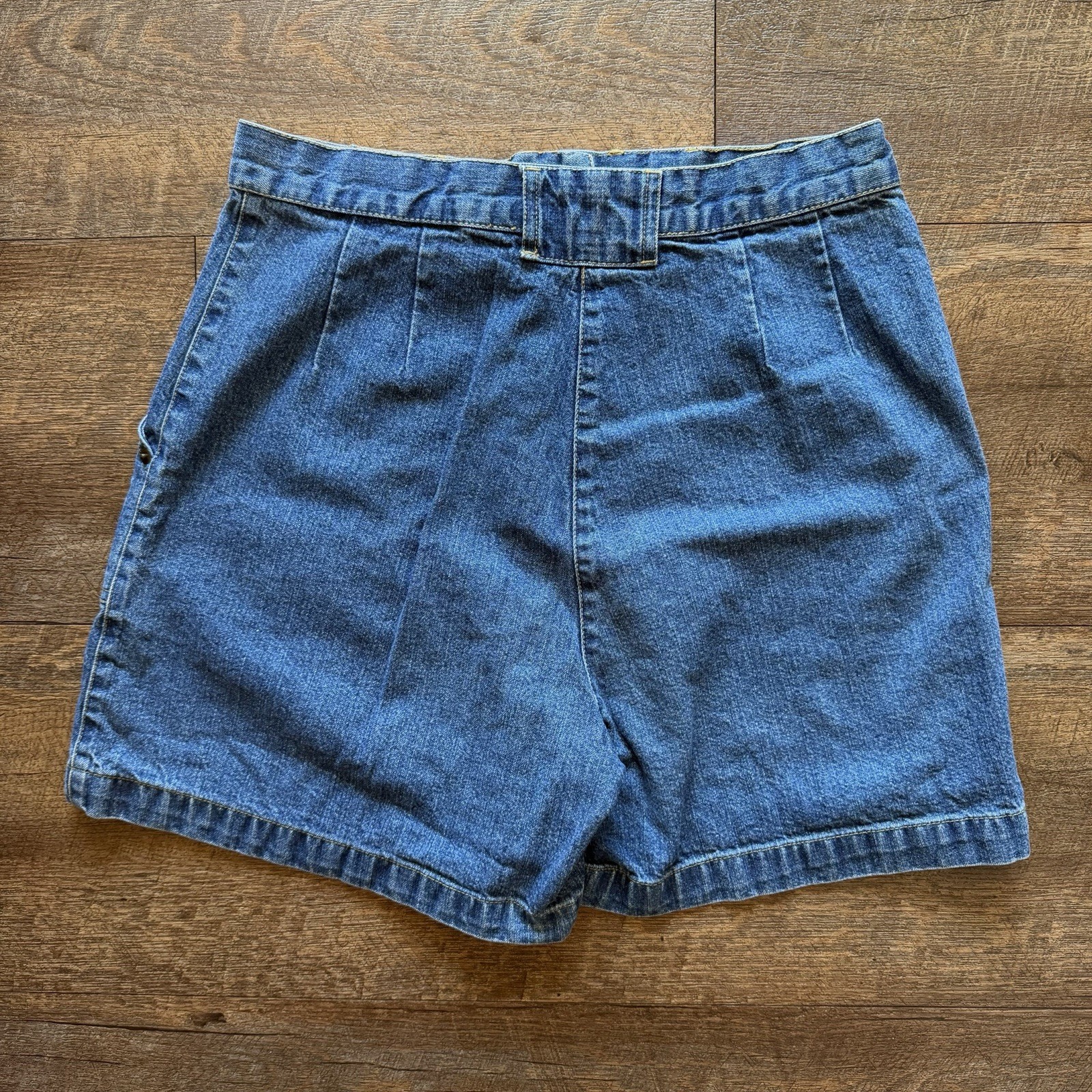 Vintage Womens Size 10 LA Blues High Rise Y2K 2000’s Glam Summer Jean Shorts