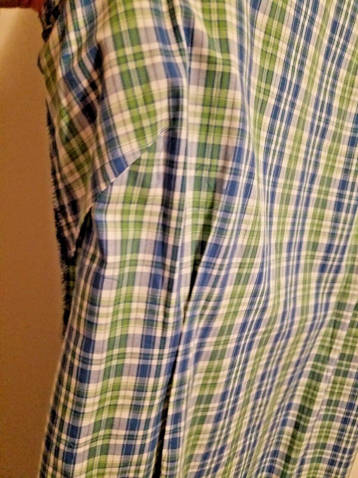 NWT Vtg Expressions Women’s Plaid 100% Cotton Poplin Summer Dress, Size 14