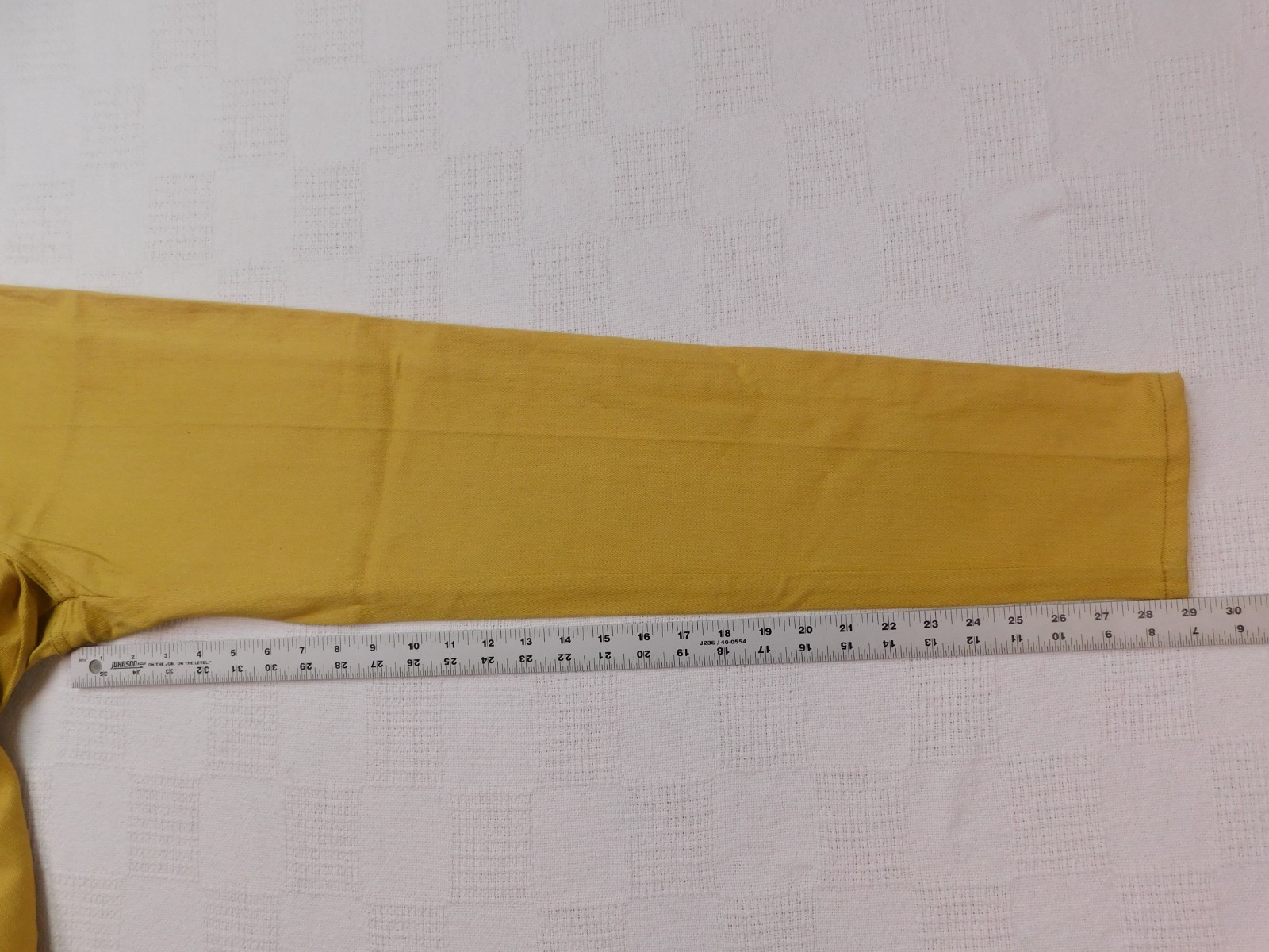 Vtg La Flamme Paris New York High Waist Jeans Womens 5 Yellow Deadstock 70s-80s