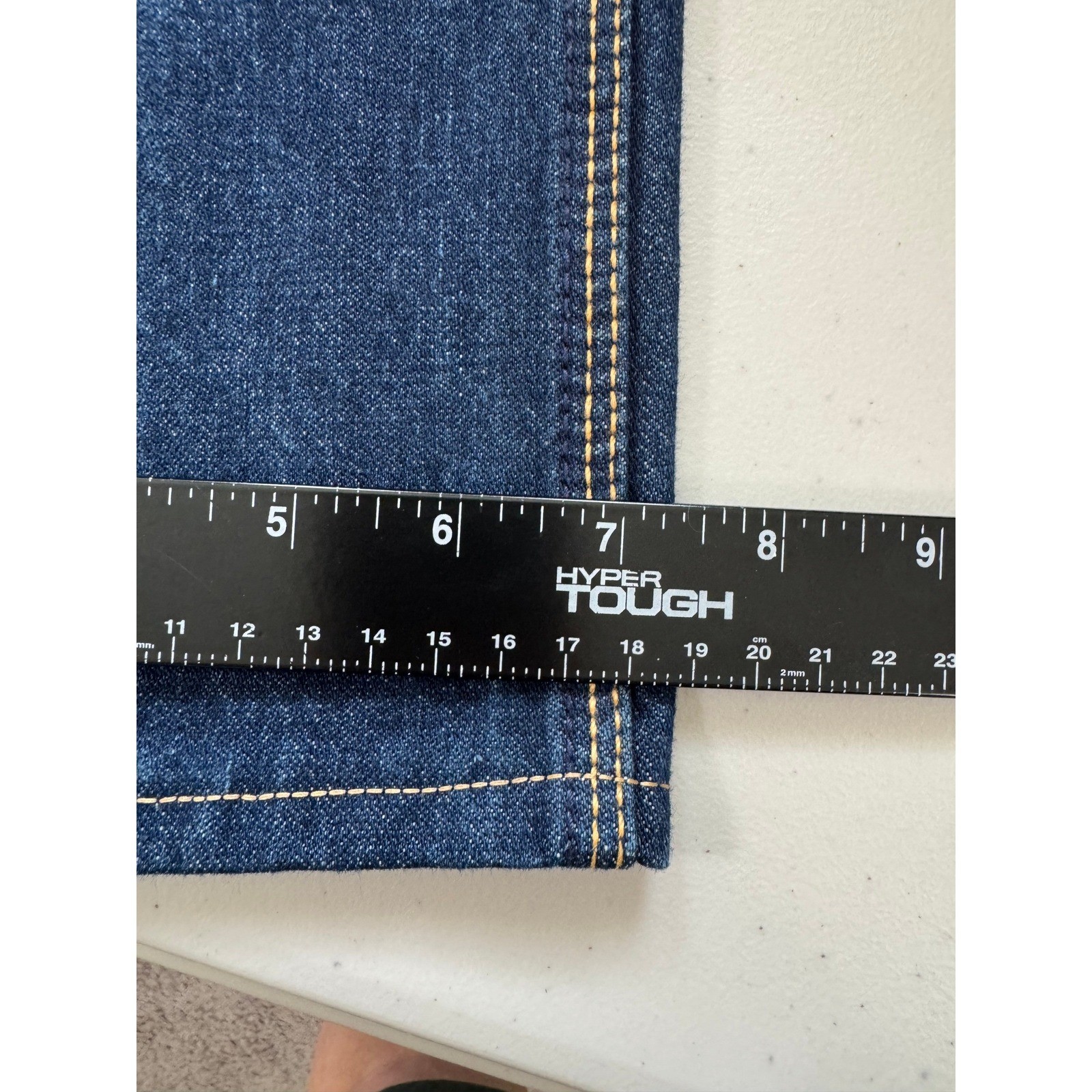 Jordache Jeans Womens 27 Blue Vintage High Rise Heart Pocket Straight Leg Denim