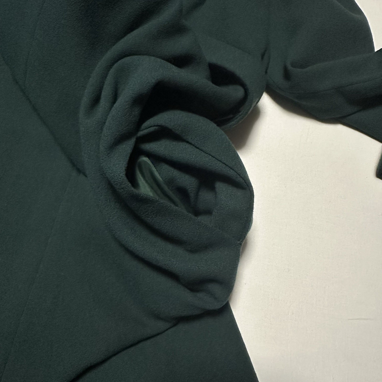 Vintage 70s Mollie Parnis Boutique Dark Green Dress