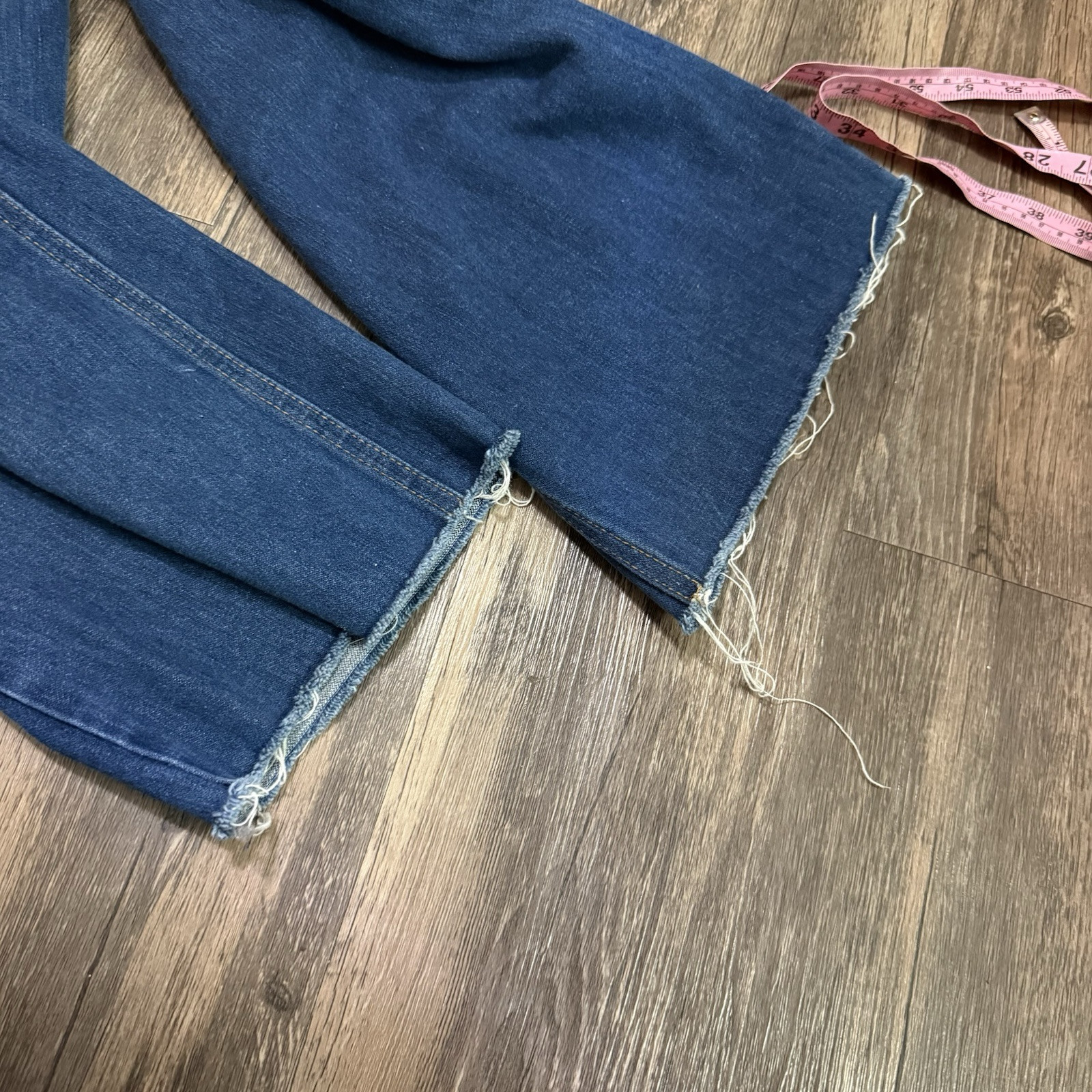 80’s VTG Wrangler Mom Jeans No Fault Denim Women’s 38 (35×30) Dark Wash USA Made
