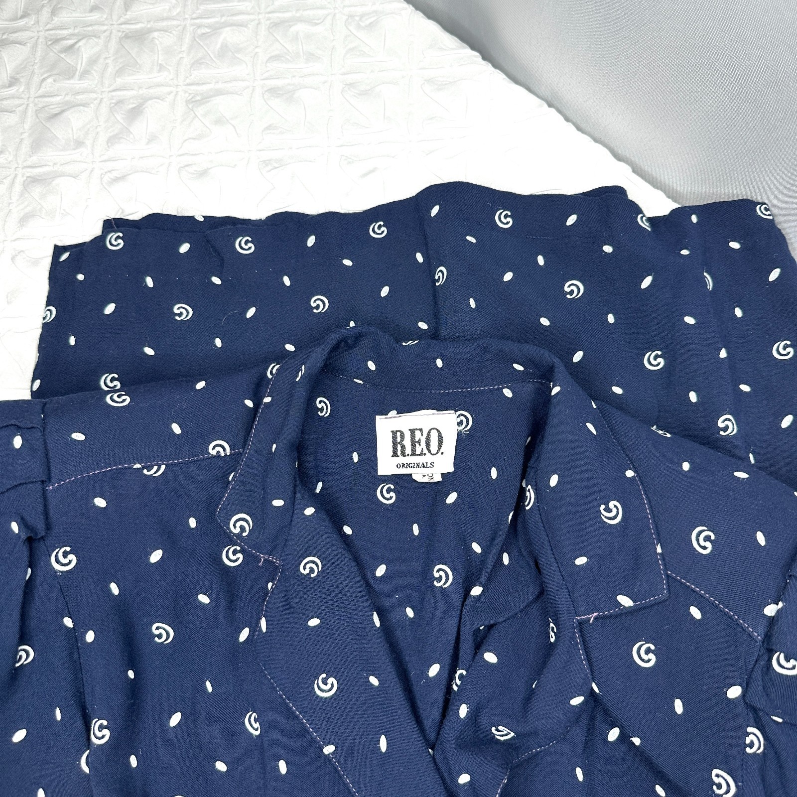Vintage R.E.O. Originals Union Made Dress, 10. Polka dots 80s Preppy Library
