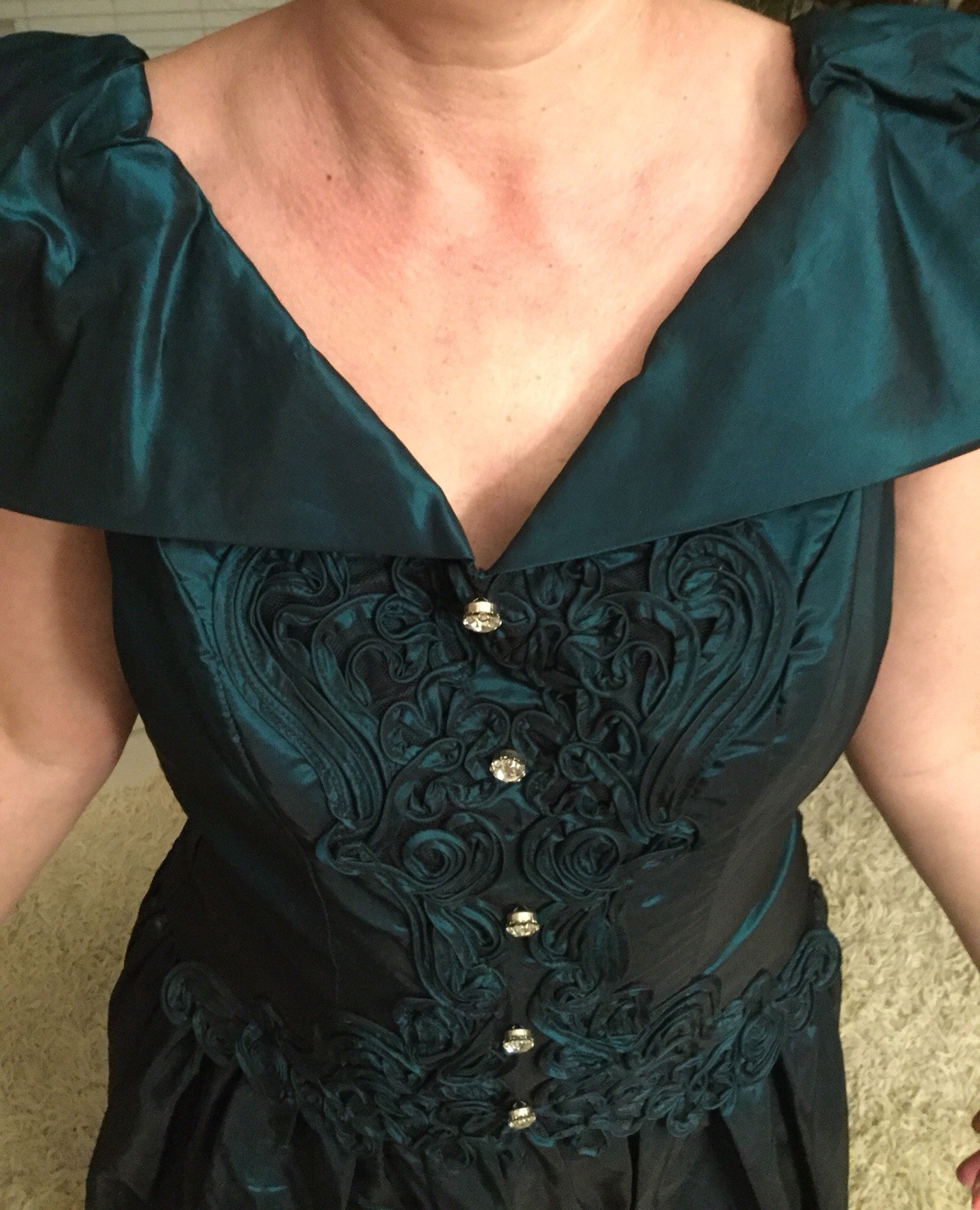 1980’s Alfred Angelo Dream Maker Totally 80s Prom or Cocktail Dress
