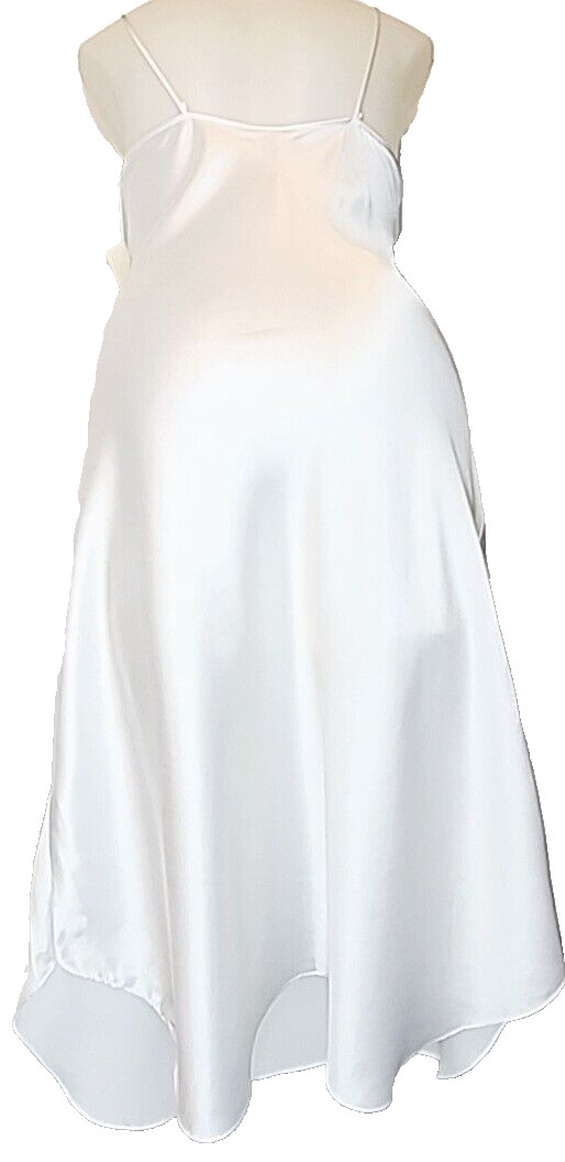 NWT VTG Intimo Amore Slip Dress Bridal White w/Sequin Chemise Y2K Women’s LARGE