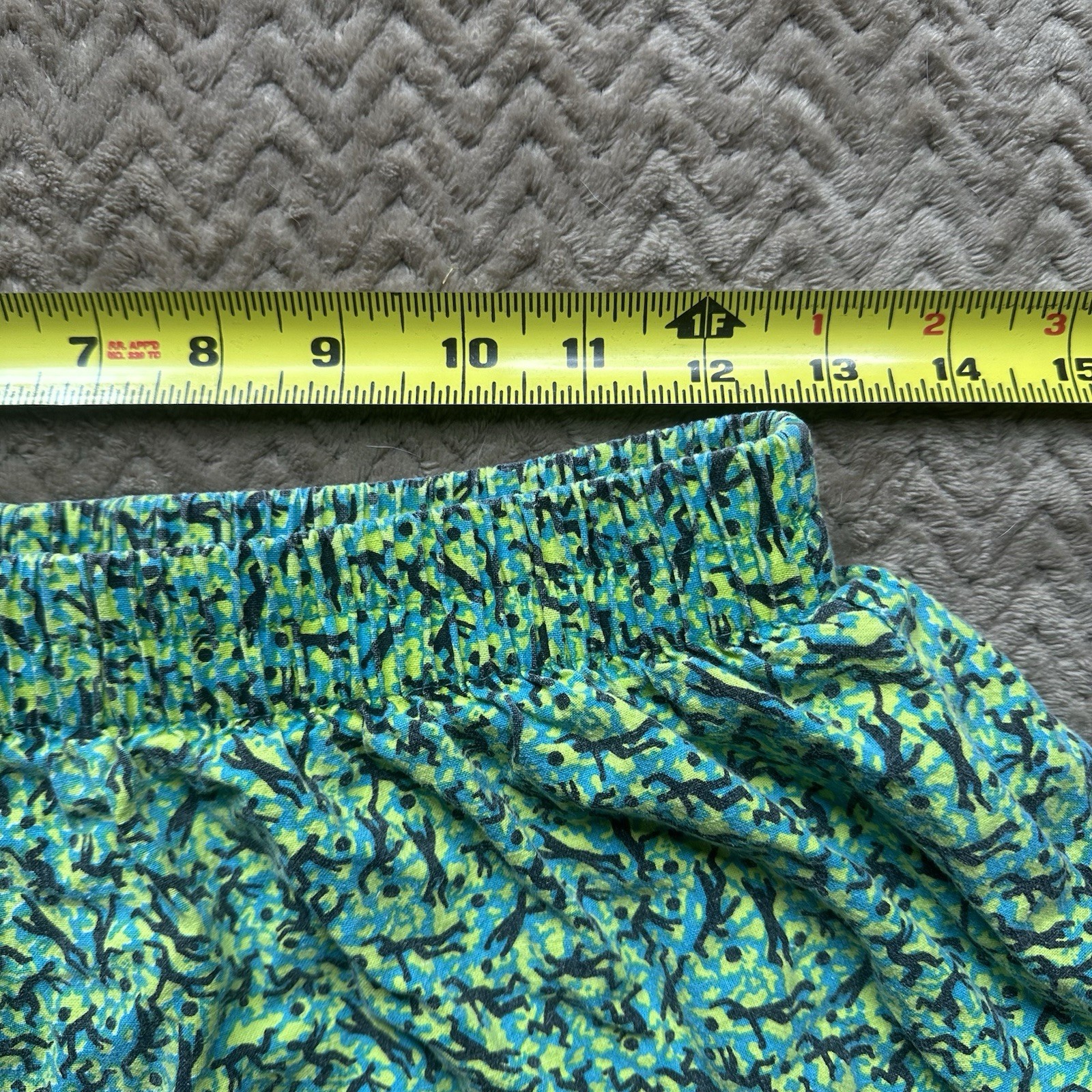 VTG 80s 90s Surfer Pinwheels Adult Large Shorts Cotton Unique Print Classic
