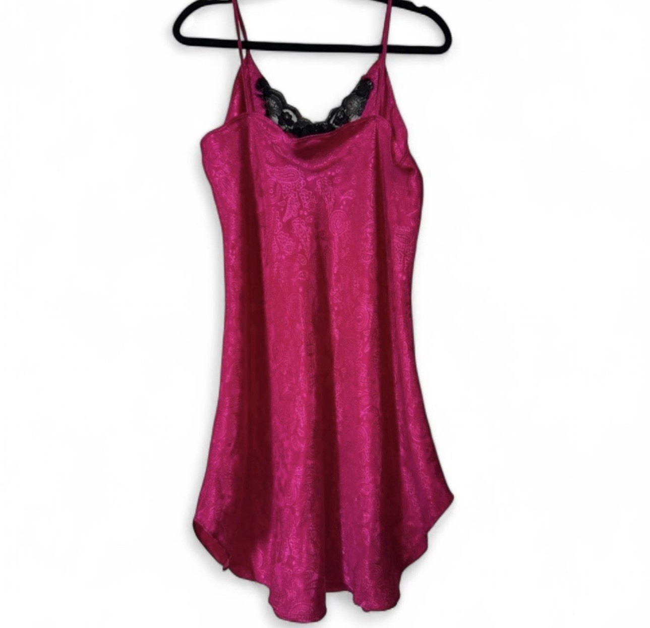 Vtg Intimate Pleasures Lace Slip Dress Night Gown Lingerie Sz 14-16 Women’s