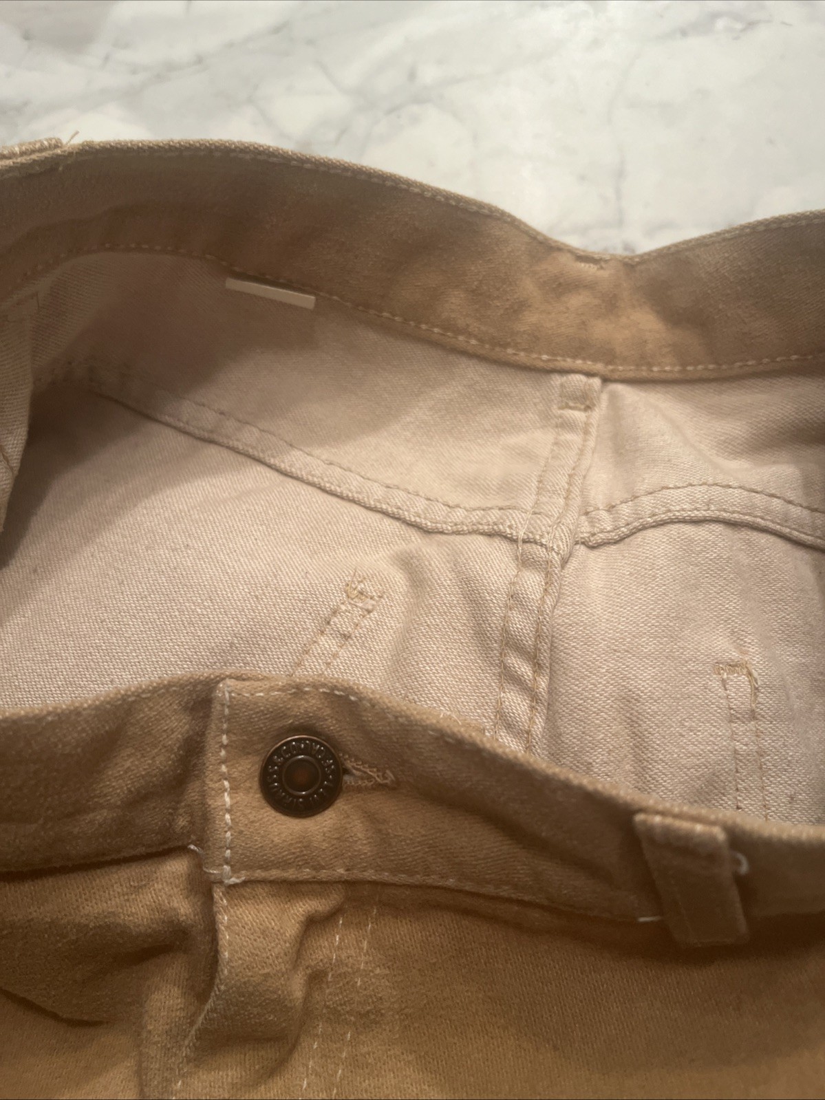 Vintage Levi’s Plowboy Tan Jeans 70s Farmers Mechanics and Miners 30×34 Workwear