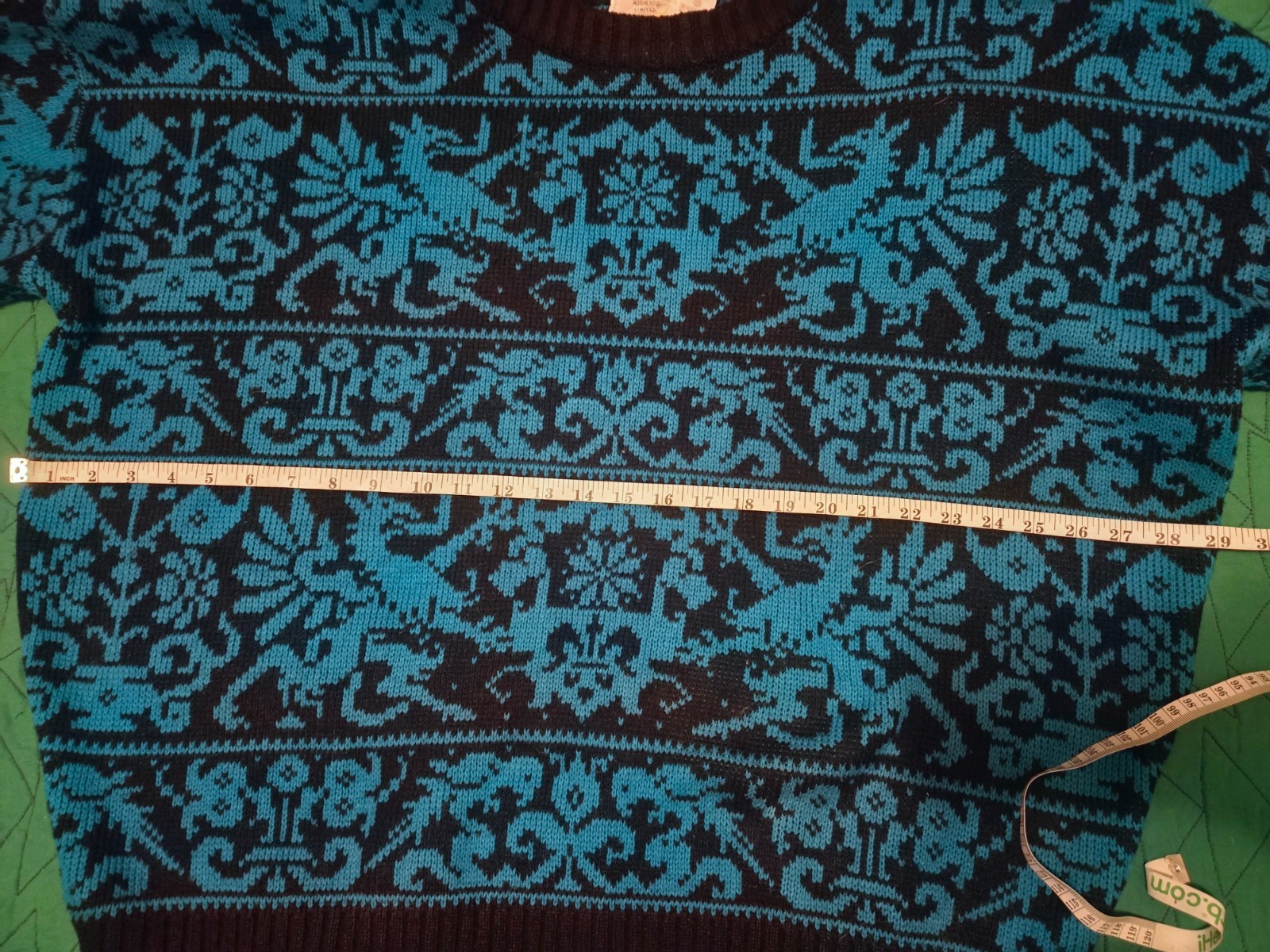 80s Vintage EXPRESS Limited London Knit Sweater