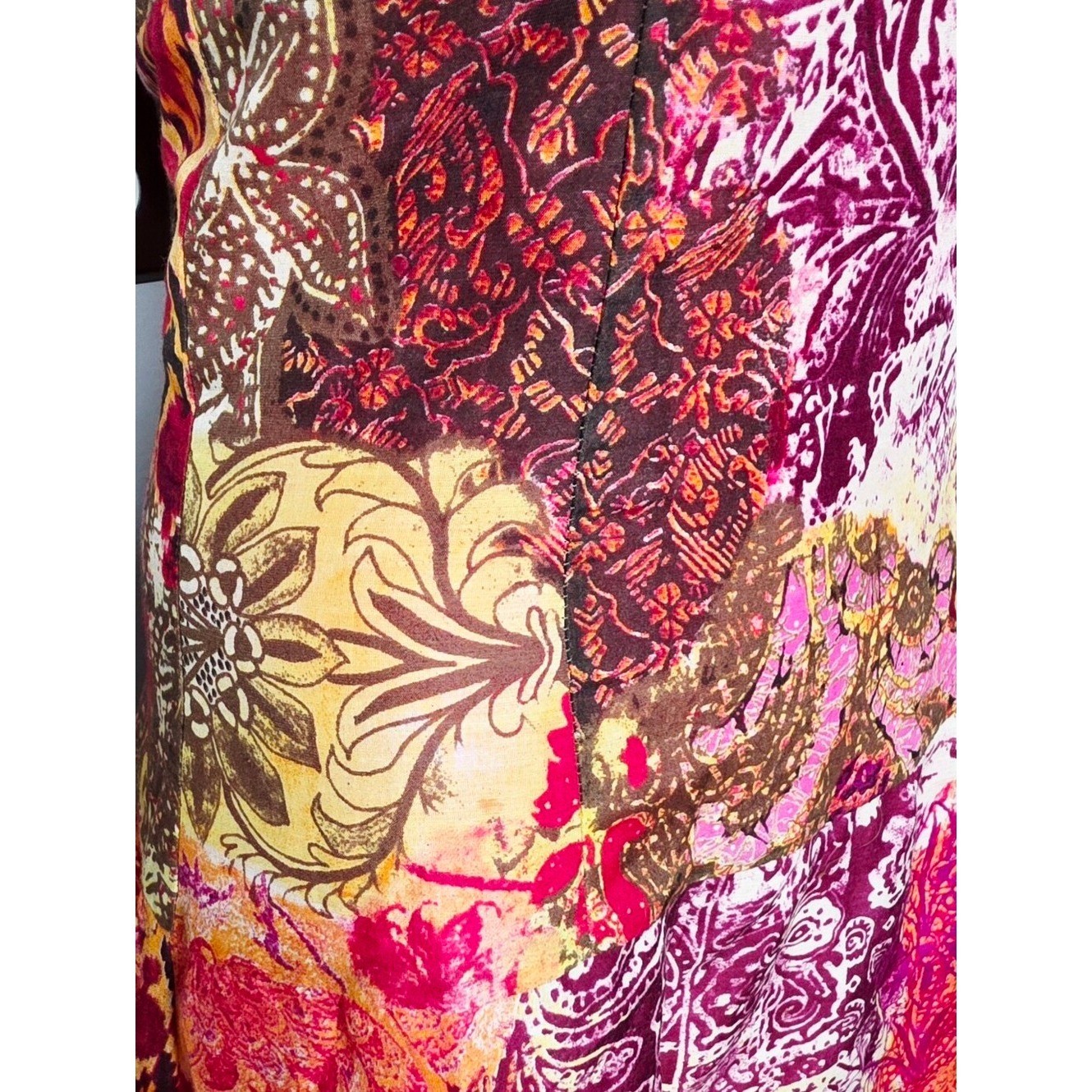 Vintage Y2K Boho Silk Blend Maxi Dress by Alba Conde