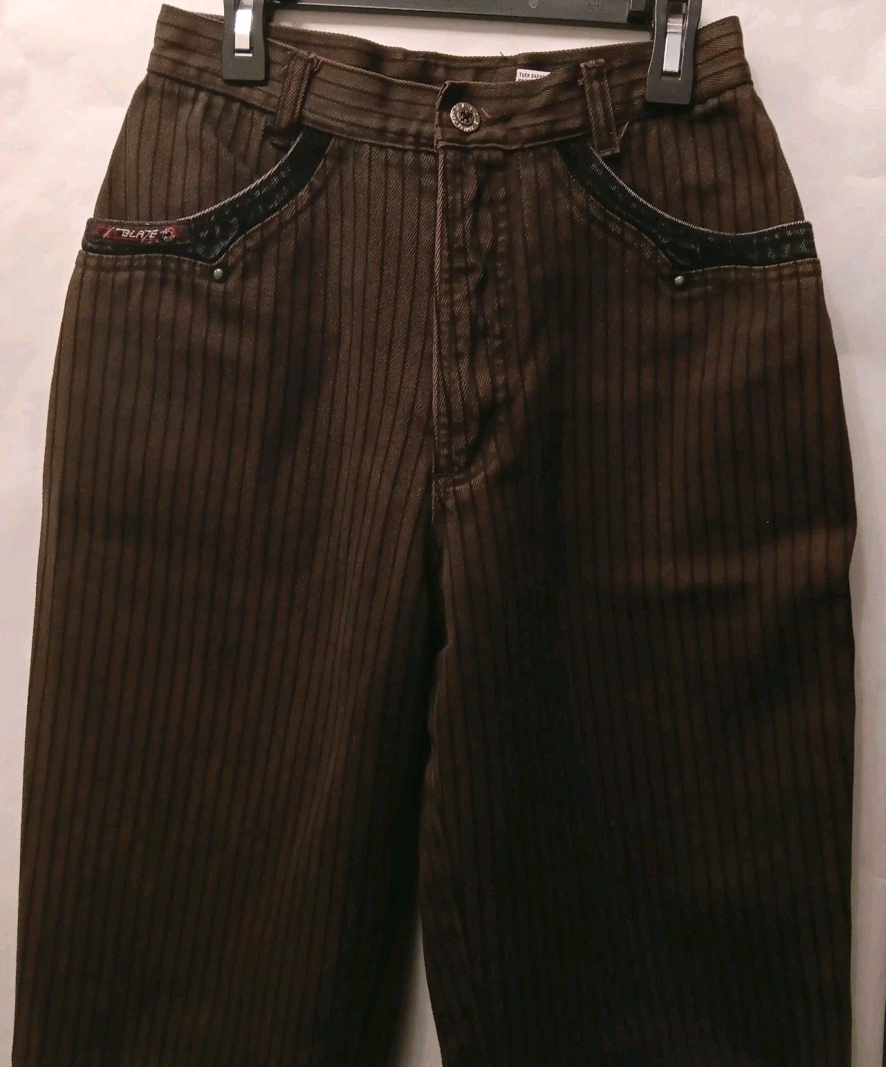 Blade Brand, Vintage Brown W/ black stripe, high waisted Western Wear Size 9