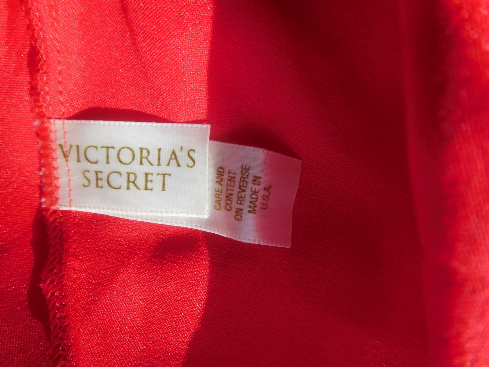 Vintage Victoria’s Secret Babydoll 90s Red Satin Lace Lingerie Miracle Bra UW S