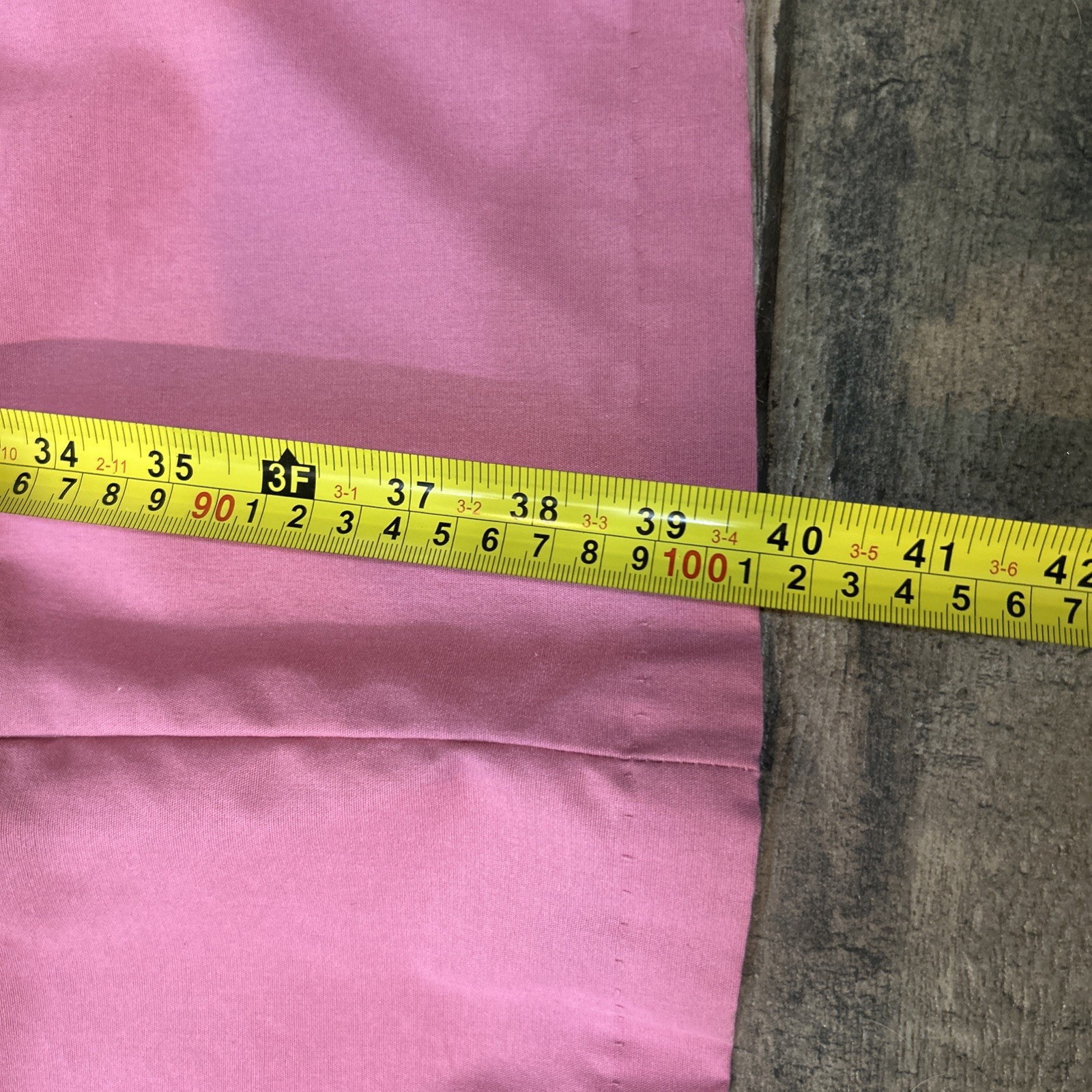 Vintage Nurse Dress Landau Pink / Dusty Rose Work Dress with Pockets size XSmall