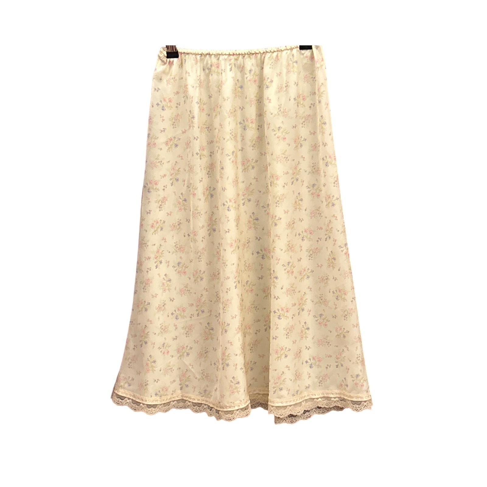 Rare Grail Vintage Barbizon Floral Lace Half Slip Skirt Cottagecore Coquette
